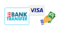 Bank Transfer, Cards & Cash Accepted