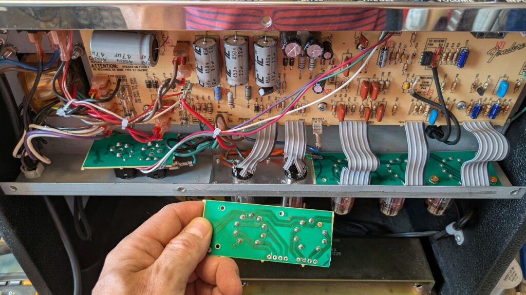 Valve PCB replacement with hard wired sockets